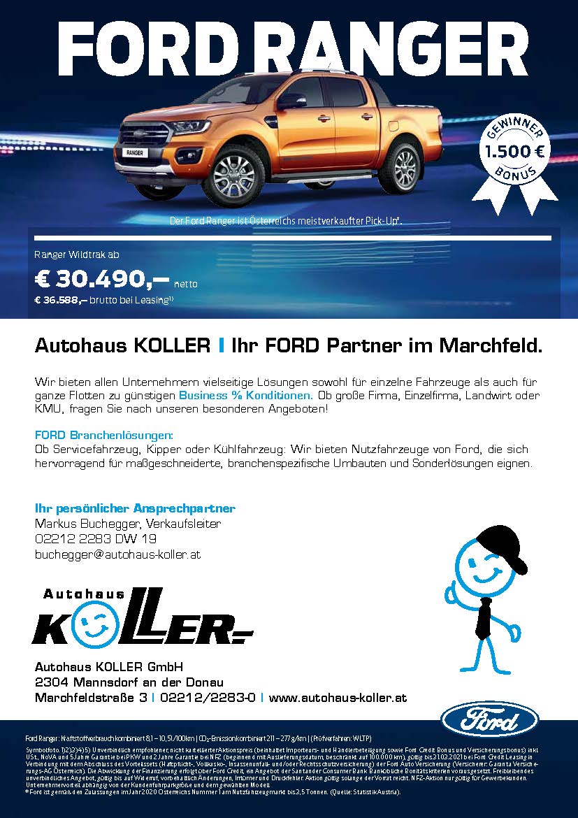 FORD SAVER 2021 - Autohaus Koller | Mazda & Ford Händler