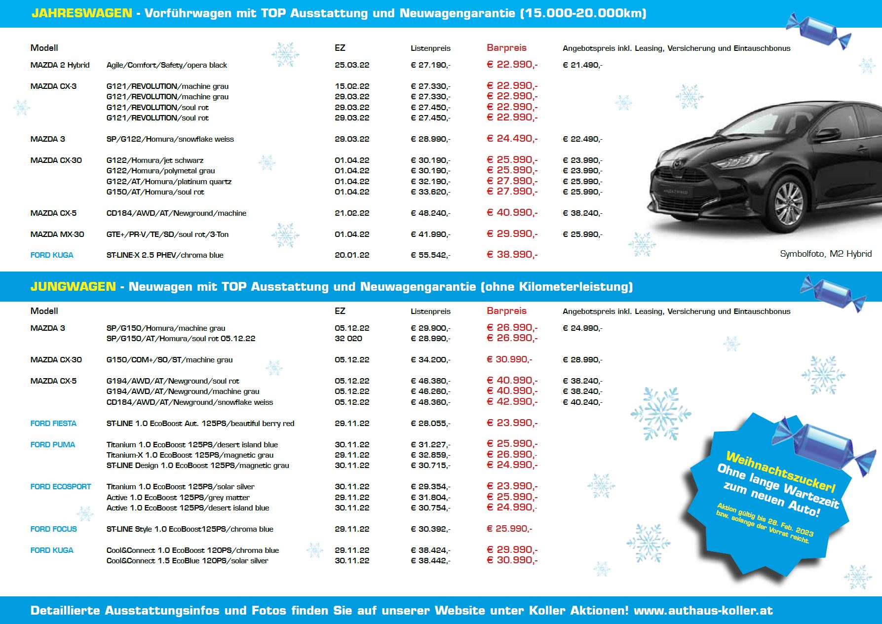 Weihnachtsbrief Seite 2 - Autohaus Koller